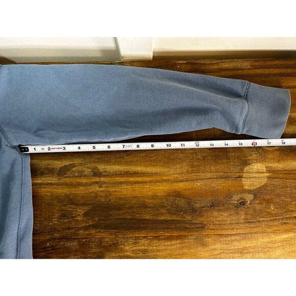 Disney Parks Full Zip Sweatshirt Hoodie Light Blue Mickey Mouse Womens Medium - Picture 7 of 8